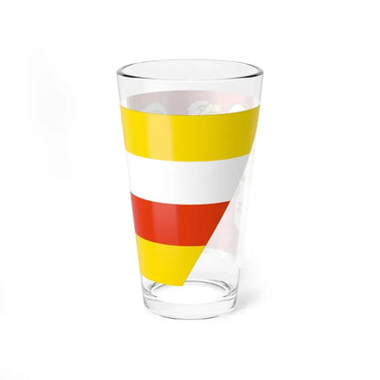POL powiat miedzychodzki flag (Poland) Pint Glass 16oz - Go Mug Yourself
