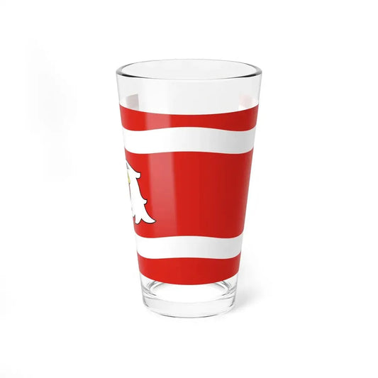 POL powiat miedzyrzecki flag (Poland) Pint Glass 16oz 16oz - Go Mug Yourself