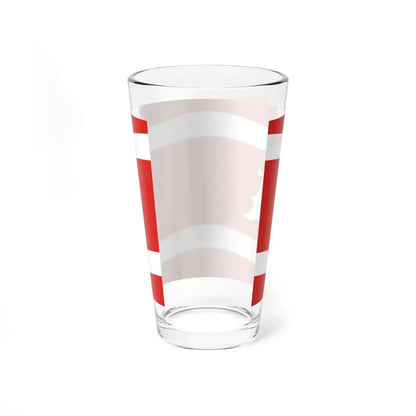 POL powiat miedzyrzecki flag (Poland) Pint Glass 16oz - Go Mug Yourself