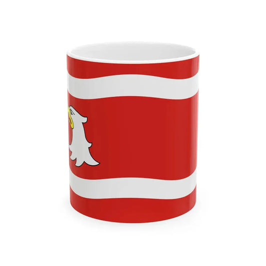 POL powiat miedzyrzecki flag (Poland) White Coffee Mug 11oz - Go Mug Yourself