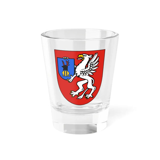 POL powiat mielecki COA (Poland) (Coat of Arms) Shot Glass 1.5oz 1.5oz - Go Mug Yourself