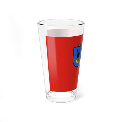 POL powiat mielecki flag (Poland) Pint Glass 16oz - Go Mug Yourself