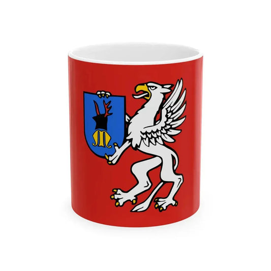 POL powiat mielecki flag (Poland) White Coffee Mug 11oz - Go Mug Yourself