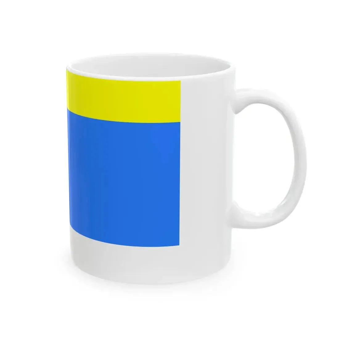POL powiat milicki flag (Poland) White Coffee Mug - Go Mug Yourself