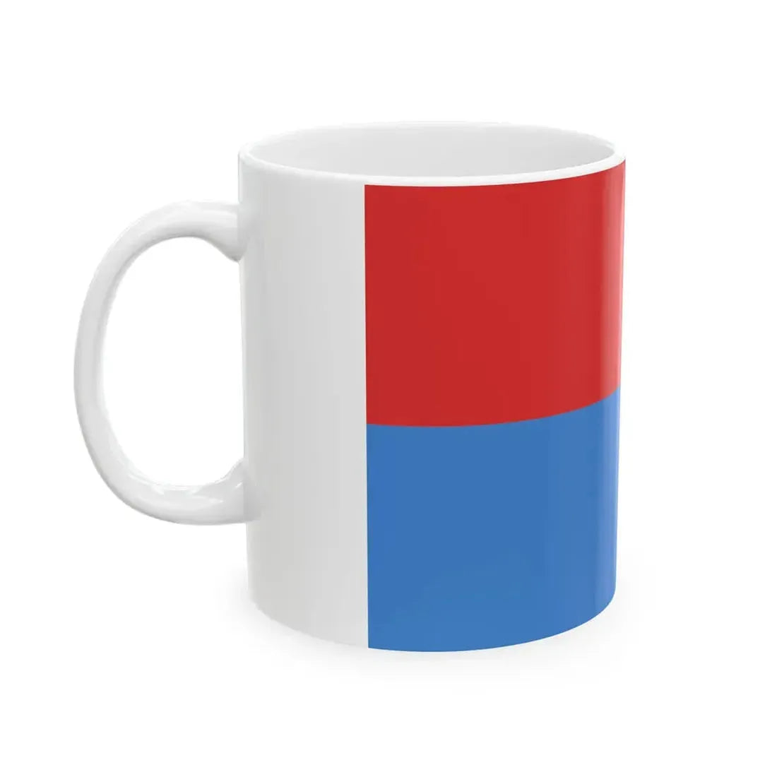 POL powiat minski flag (Poland) White Coffee Mug - Go Mug Yourself