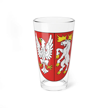 POL powiat moniecki COA (Poland) (Coat of Arms) Pint Glass 16oz 16oz - Go Mug Yourself