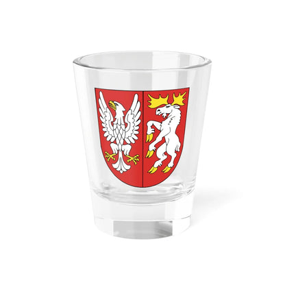 POL powiat moniecki COA (Poland) (Coat of Arms) Shot Glass 1.5oz 1.5oz - Go Mug Yourself