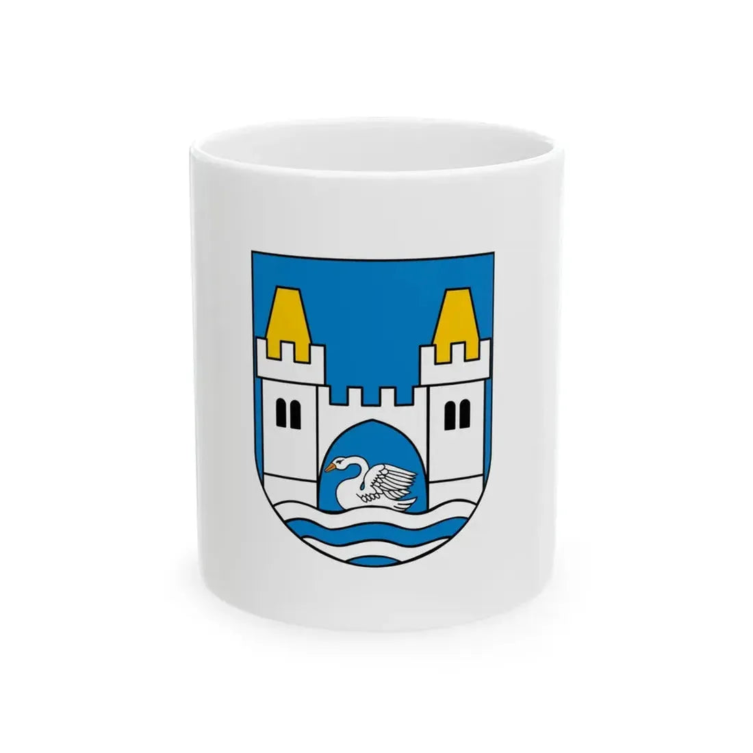 POL powiat mragowski flag (Poland) White Coffee Mug 11oz - Go Mug Yourself