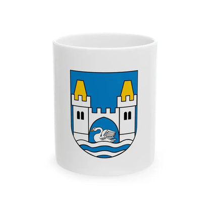 POL powiat mragowski flag (Poland) White Coffee Mug 11oz - Go Mug Yourself