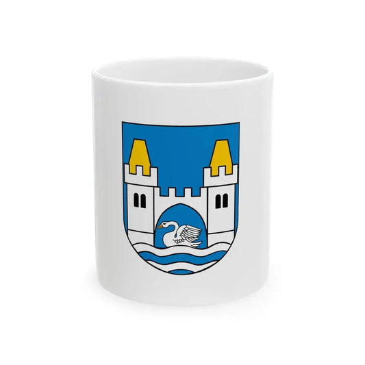 POL powiat mragowski flag (Poland) White Coffee Mug 11oz - Go Mug Yourself