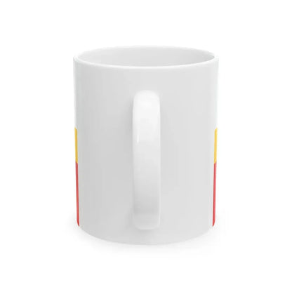 POL powiat myslenicki flag (Poland) White Coffee Mug - Go Mug Yourself