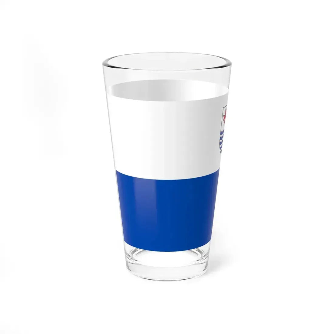 POL powiat mysliborski flag (Poland) Pint Glass 16oz - Go Mug Yourself
