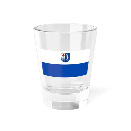 POL powiat mysliborski flag (Poland) Shot Glass 1.5oz 1.5oz - Go Mug Yourself