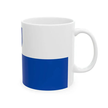 POL powiat mysliborski flag (Poland) White Coffee Mug - Go Mug Yourself