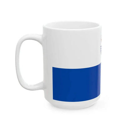 POL powiat mysliborski flag (Poland) White Coffee Mug - Go Mug Yourself