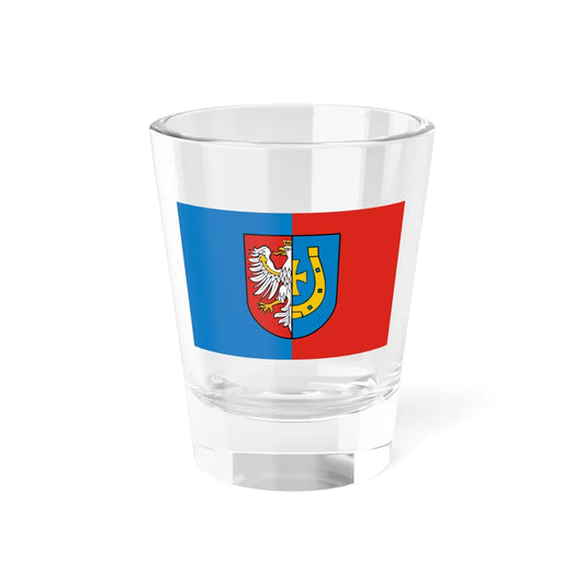 POL powiat myszkowski flag 2000-2013 (Poland) Shot Glass 1.5oz 1.5oz - Go Mug Yourself