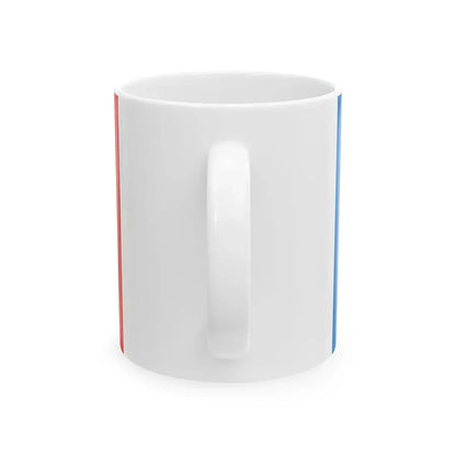 POL powiat myszkowski flag 2000-2013 (Poland) White Coffee Mug - Go Mug Yourself