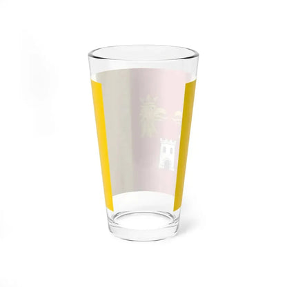 POL powiat myszkowski flag (Poland) Pint Glass 16oz - Go Mug Yourself