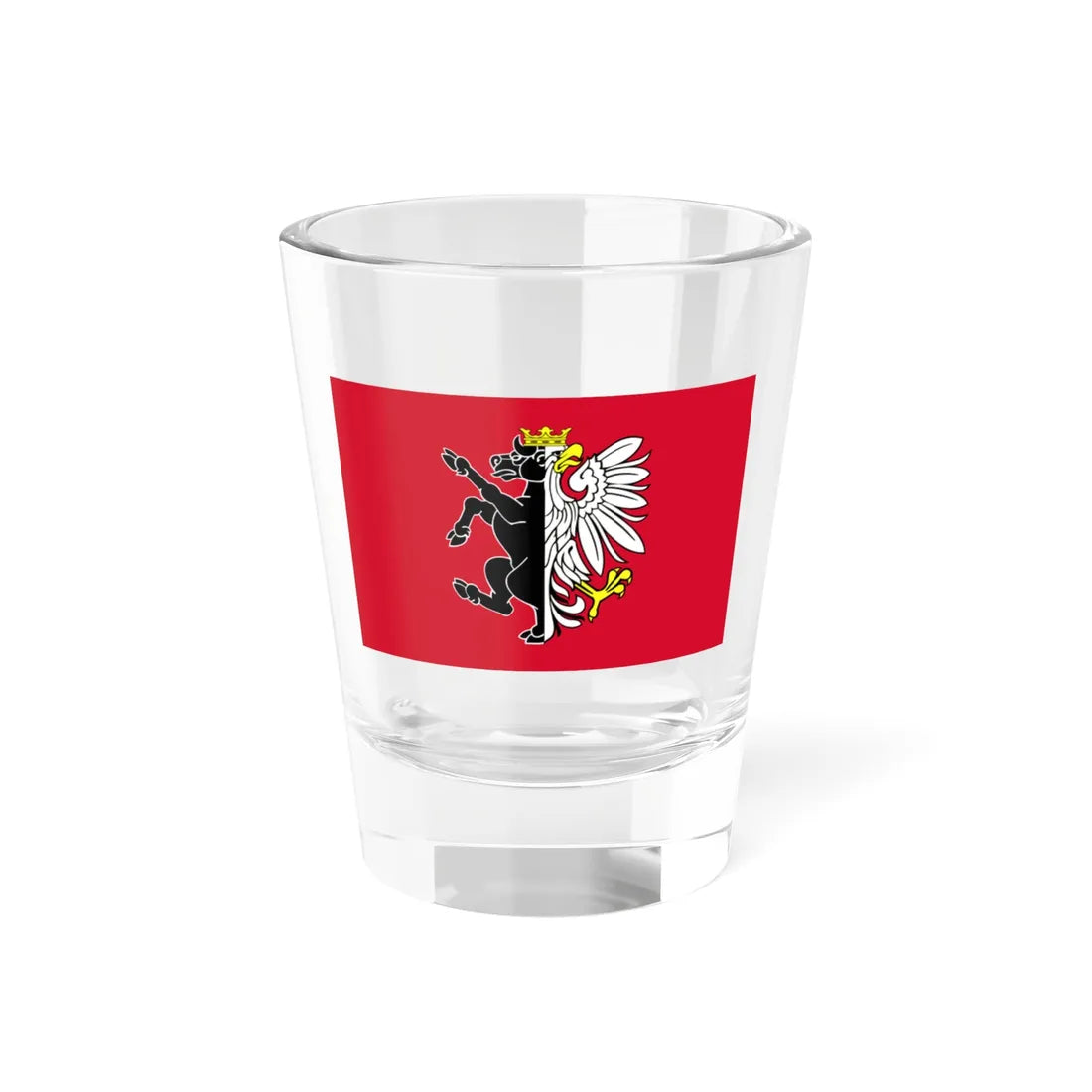POL powiat nakielski flag (Poland) Shot Glass 1.5oz 1.5oz - Go Mug Yourself