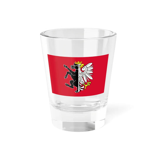 POL powiat nakielski flag (Poland) Shot Glass 1.5oz 1.5oz - Go Mug Yourself