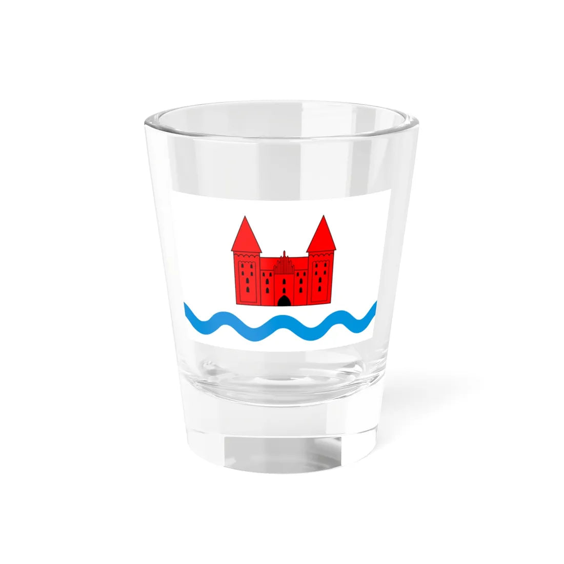 POL powiat nidzicki flag (Poland) Shot Glass 1.5oz 1.5oz - Go Mug Yourself