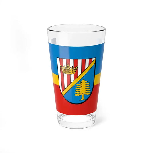 POL powiat nizanski flag (Poland) Pint Glass 16oz 16oz - Go Mug Yourself