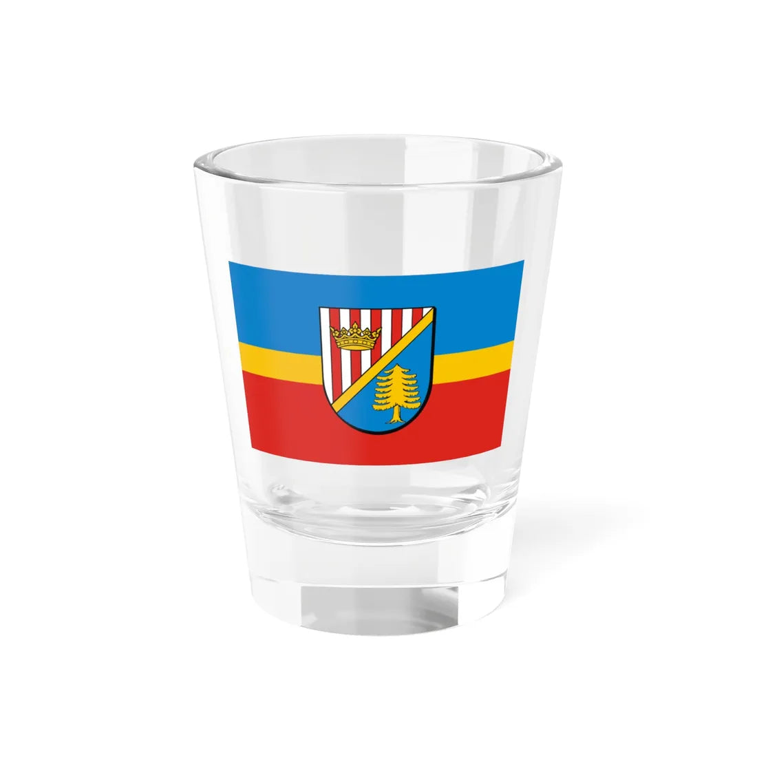 POL powiat nizanski flag (Poland) Shot Glass 1.5oz 1.5oz - Go Mug Yourself