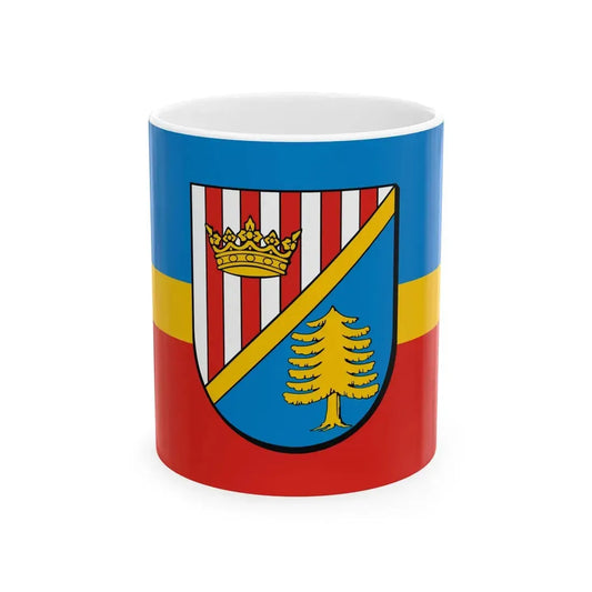 POL powiat nizanski flag (Poland) White Coffee Mug 11oz - Go Mug Yourself