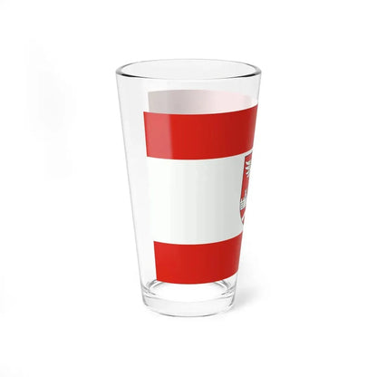 POL powiat nowodworski flag (Poland) Pint Glass 16oz - Go Mug Yourself