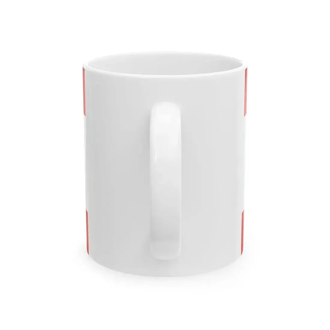 POL powiat nowodworski flag (Poland) White Coffee Mug - Go Mug Yourself