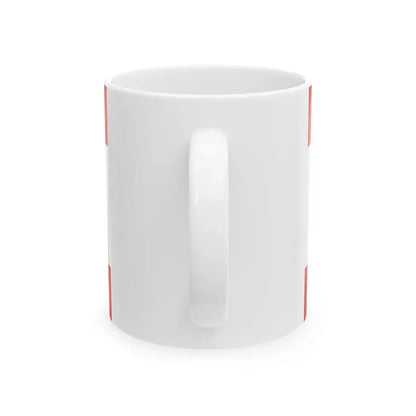 POL powiat nowodworski flag (Poland) White Coffee Mug - Go Mug Yourself