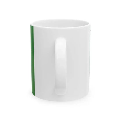 POL powiat nowodworski pomorski flag (Poland) White Coffee Mug - Go Mug Yourself