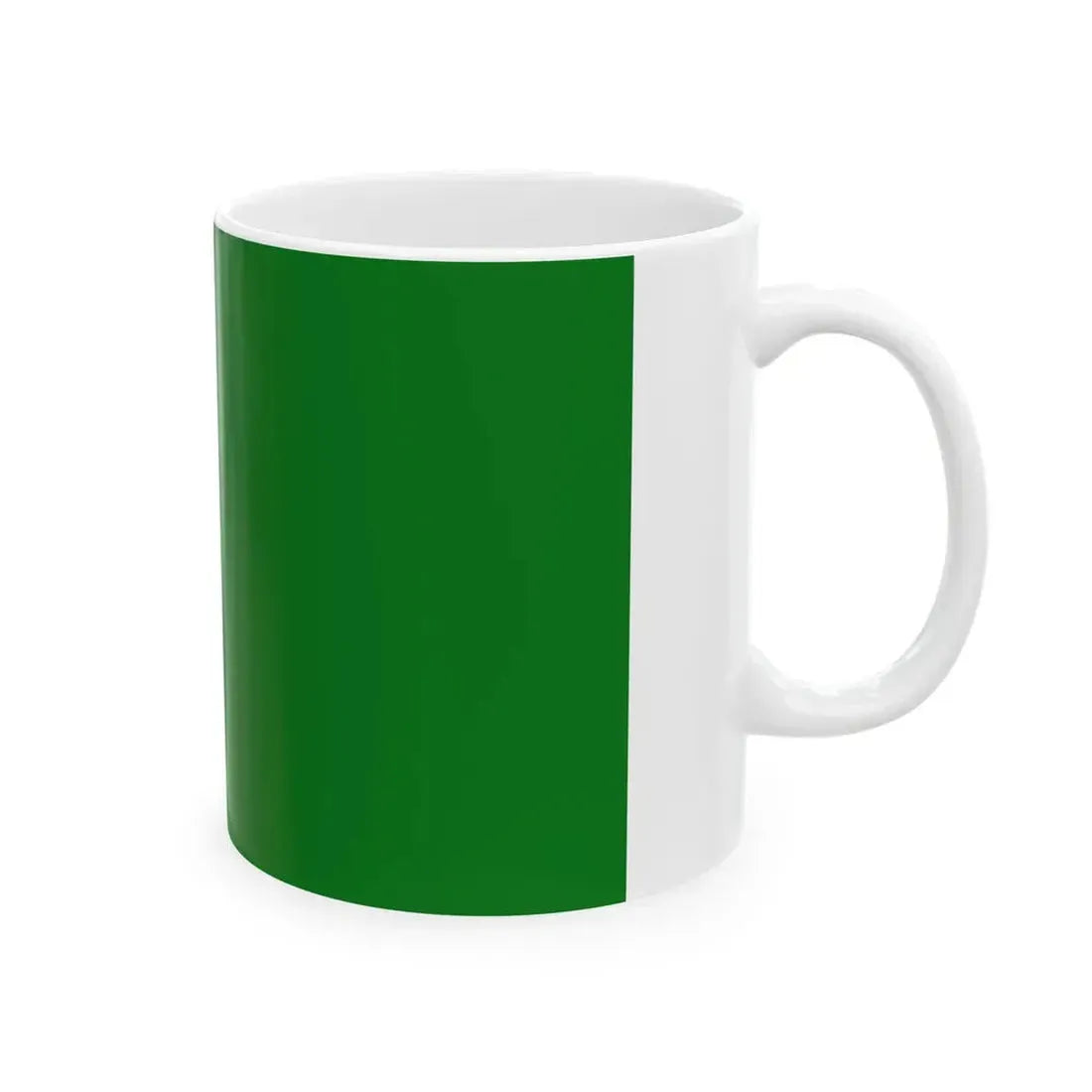 POL powiat nowodworski pomorski flag (Poland) White Coffee Mug - Go Mug Yourself