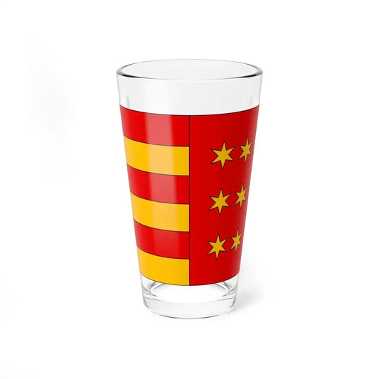 POL powiat nowosadecki flag (Poland) Pint Glass 16oz 16oz - Go Mug Yourself