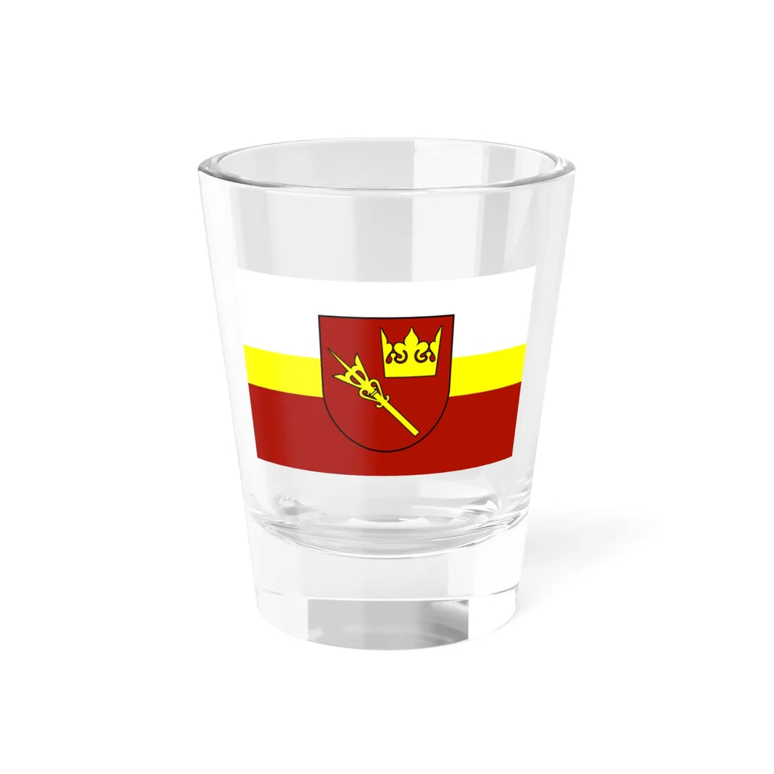 POL powiat nowotarski flag (Poland) Shot Glass 1.5oz 1.5oz - Go Mug Yourself