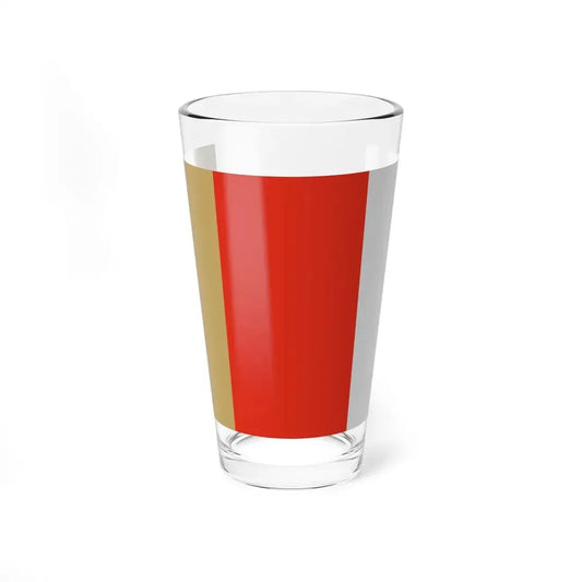 POL powiat nyski flag (Poland) Pint Glass 16oz 16oz - Go Mug Yourself