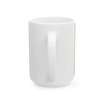 POL powiat nyski flag (Poland) White Coffee Mug - Go Mug Yourself