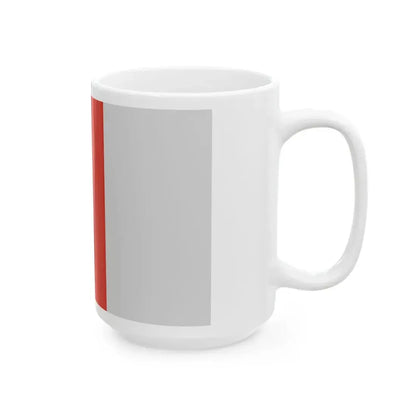 POL powiat nyski flag (Poland) White Coffee Mug - Go Mug Yourself