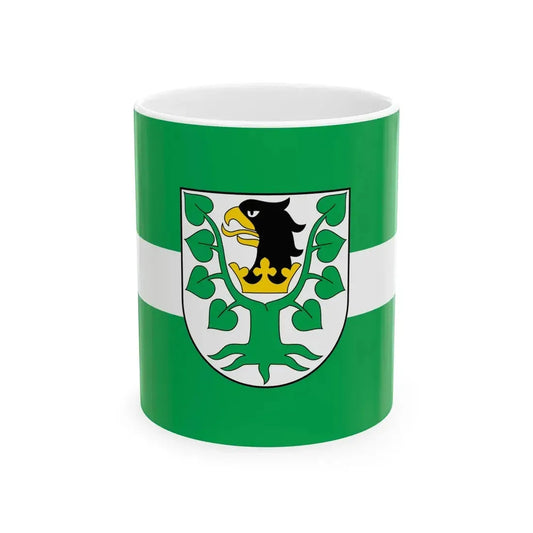 POL powiat olecki flag (Poland) White Coffee Mug 11oz - Go Mug Yourself
