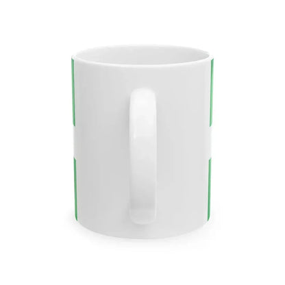 POL powiat olecki flag (Poland) White Coffee Mug - Go Mug Yourself