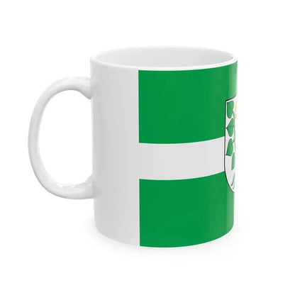 POL powiat olecki flag (Poland) White Coffee Mug - Go Mug Yourself