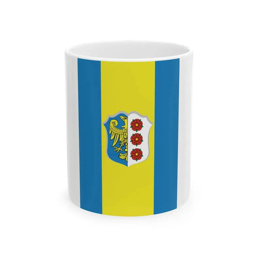 POL powiat oleski flag (Poland) White Coffee Mug 11oz - Go Mug Yourself