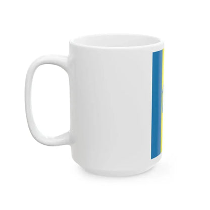 POL powiat oleski flag (Poland) White Coffee Mug - Go Mug Yourself