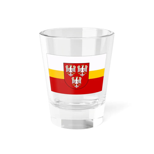 POL powiat olkuski flag (Poland) Shot Glass 1.5oz 1.5oz - Go Mug Yourself