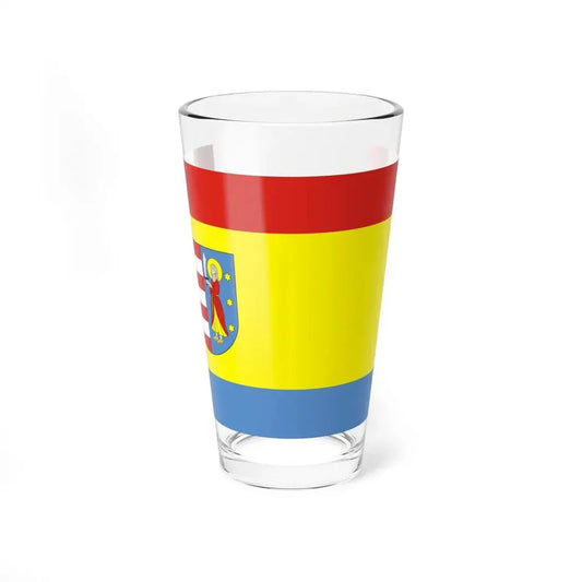 POL powiat opoczynski flag (Poland) Pint Glass 16oz 16oz - Go Mug Yourself