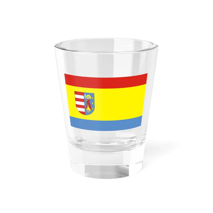 POL powiat opoczynski flag (Poland) Shot Glass 1.5oz 1.5oz - Go Mug Yourself