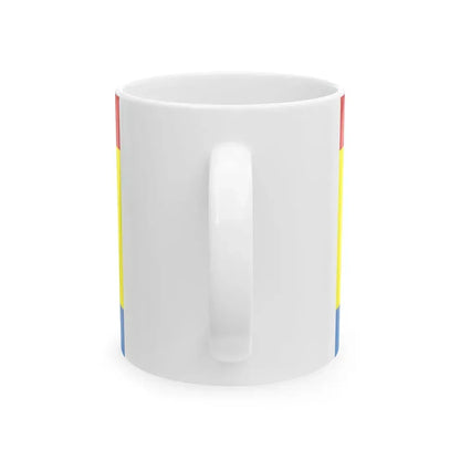 POL powiat opoczynski flag (Poland) White Coffee Mug - Go Mug Yourself
