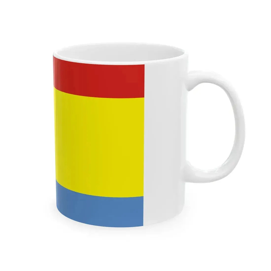 POL powiat opoczynski flag (Poland) White Coffee Mug - Go Mug Yourself