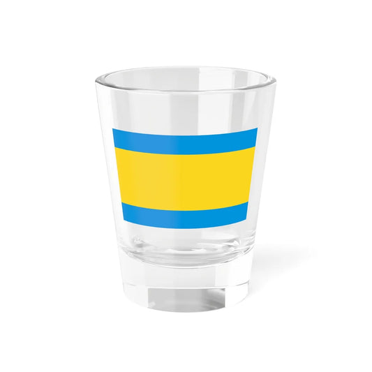 POL powiat opolski flag (Poland) Shot Glass 1.5oz 1.5oz - Go Mug Yourself
