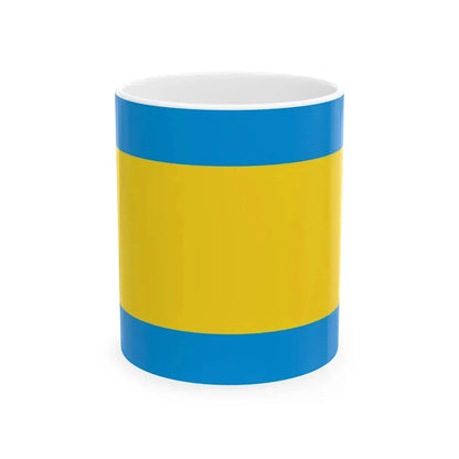 POL powiat opolski flag (Poland) White Coffee Mug 11oz - Go Mug Yourself